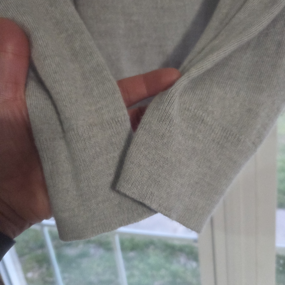 Banana Republic 100% Wool Half-Zip Sweater - Picture 3 of 4